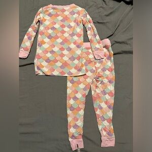 Little sleepies 2 piece Mermaid Scales pjs